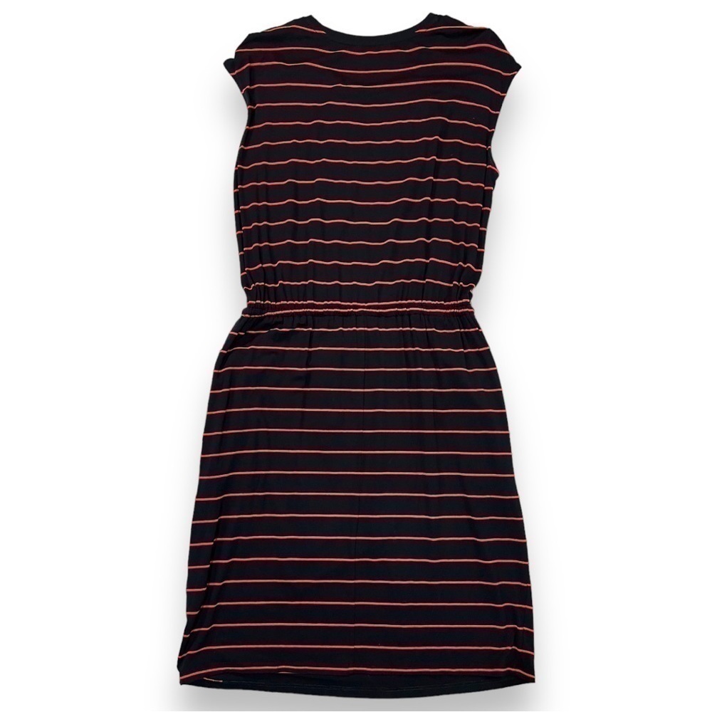 BANANA Republic Black and Pink Stripe Sleeveless Dress, Size Medium - Picture 2 of 5